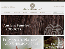 Tablet Screenshot of ancientsunrise.com